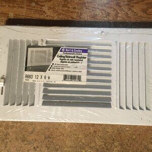 HART & COOLEY CEILING SIDEWALL REGISTER 12 X 6 W R683 SEALED NEW